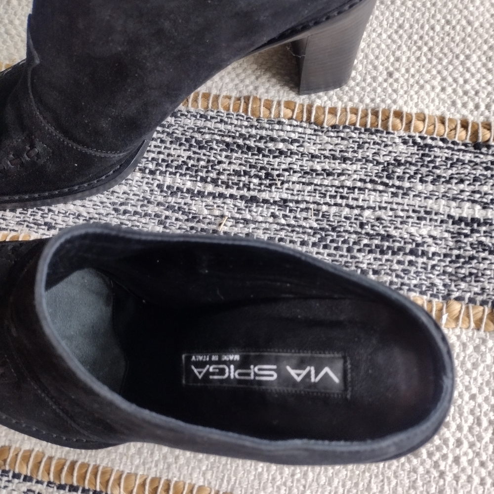 Italian Suede Via Spiga Shoes - Picture 7 of 11